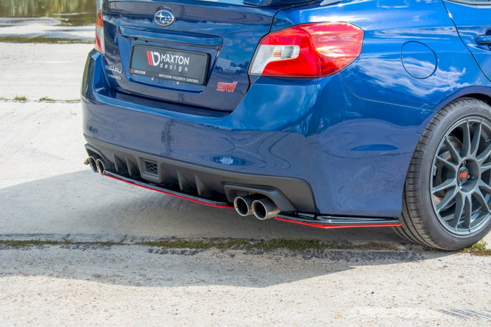 Maxton Design - CENTRAL REAR SPLITTER V.2 SUBARU WRX STI