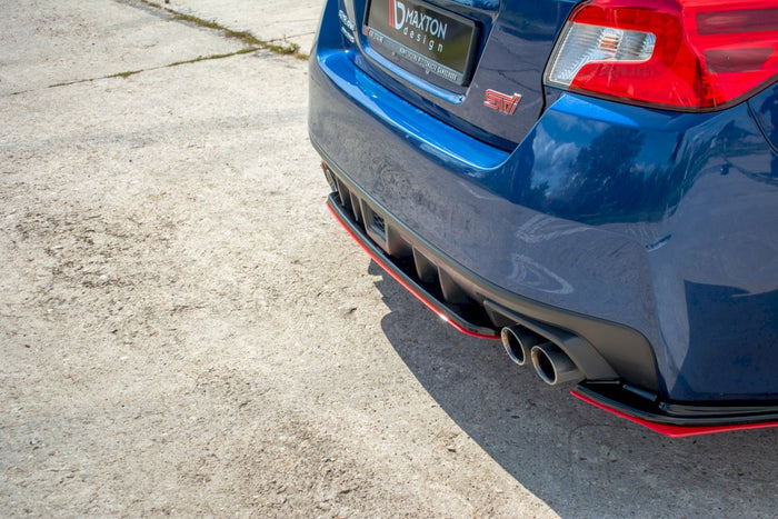 Maxton Design - CENTRAL REAR SPLITTER V.2 SUBARU WRX STI