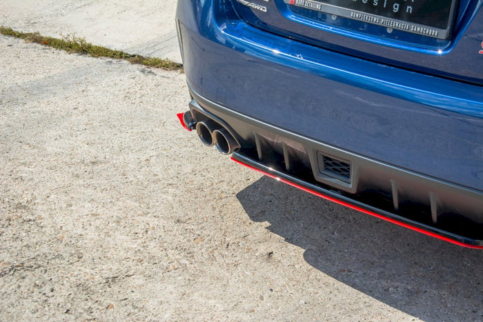 Maxton Design - CENTRAL REAR SPLITTER V.2 SUBARU WRX STI