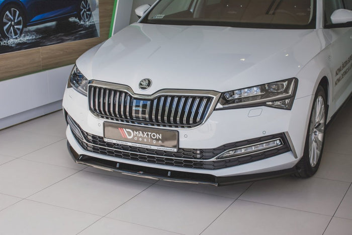 Maxton Design - FRONT SPLITTER V.2 SKODA SUPERB MK3 FL (2019-)