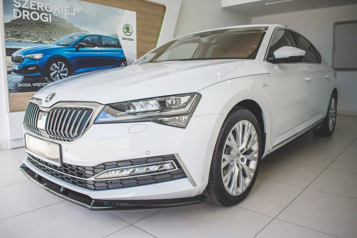 Maxton Design - FRONT SPLITTER V.2 SKODA SUPERB MK3 FL (2019-)