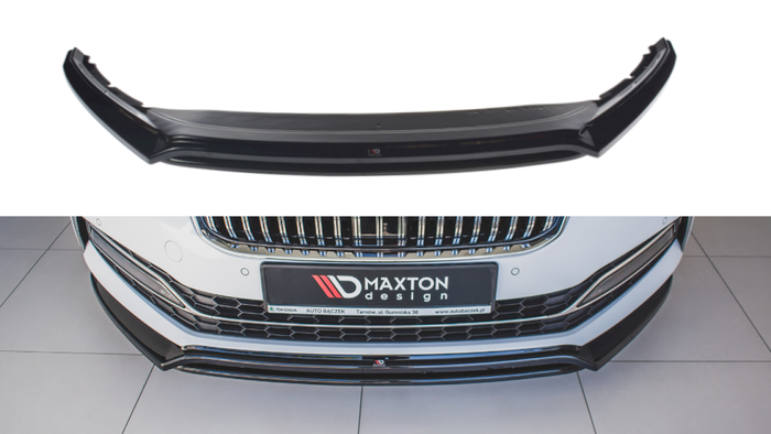 Maxton Design - FRONT SPLITTER V.3 SKODA SUPERB MK3 FL (2019-)