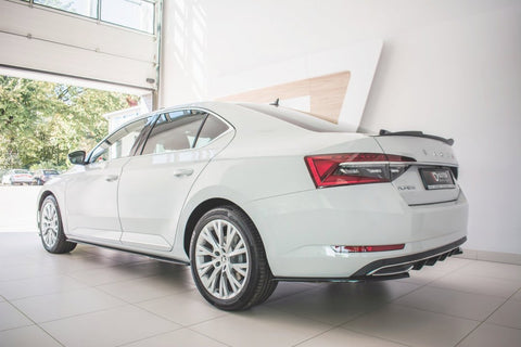 Maxton Design - SIDE SKIRTS DIFFUSERS SKODA SUPERB MK3 FL (2019-)