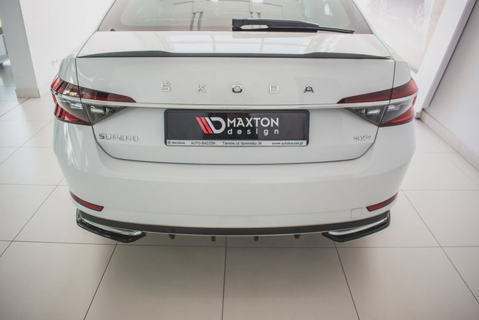 Maxton Design - REAR SIDE SPLITTERS SKODA SUPERB MK3 FL (2019-)