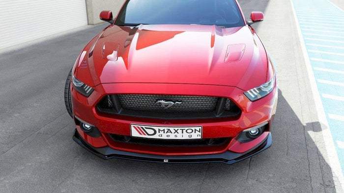 Maxton Design - FRONT SPLITTER V.1 FORD MUSTANG MK6 (2014-17)