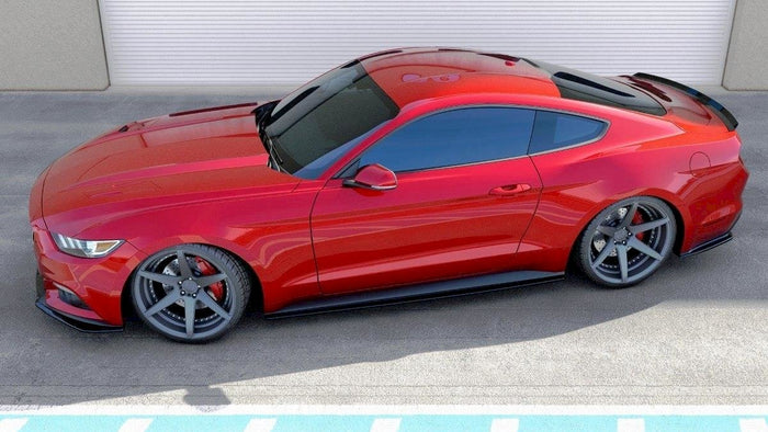 Maxton Design - SIDE SKIRTS DIFFUSERS FORD MUSTANG MK6 (2014-17)