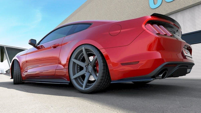 Maxton Design - SIDE SKIRTS DIFFUSERS FORD MUSTANG MK6 (2014-17)
