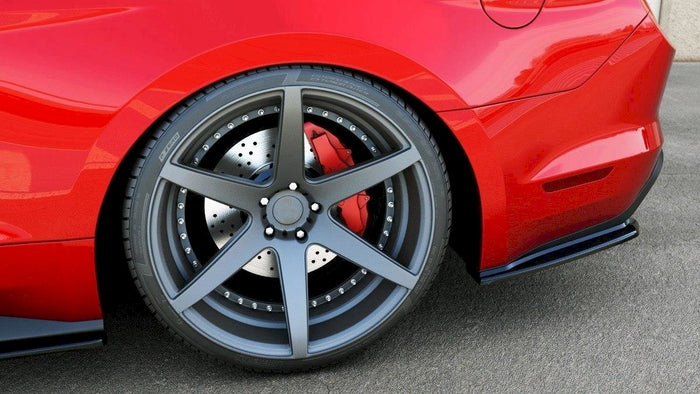 Maxton Design - REAR SIDE SPLITTERS FORD MUSTANG MK6 (2014-17)