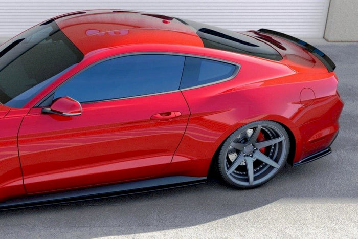 Maxton Design - REAR SIDE SPLITTERS FORD MUSTANG MK6 (2014-17)