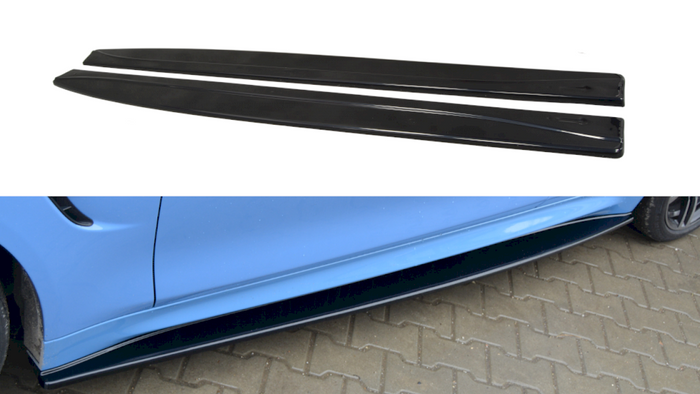 Maxton Design - SIDE SKIRTS DIFFUSERS BMW M4 F82 (2014-20)