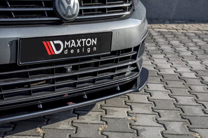 Maxton Design - FRONT SPLITTER V.1 VOLKSWAGEN PASSAT R-LINE B8 (2015-19)