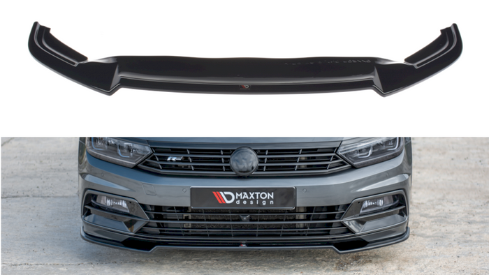Maxton Design - FRONT SPLITTER V.2 VOLKSWAGEN PASSAT R-LINE B8 (2015-19)