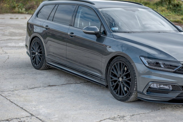 Maxton Design - SIDE SKIRTS DIFFUSERS VOLKSWAGEN PASSAT R-LINE B8 (2015-19)