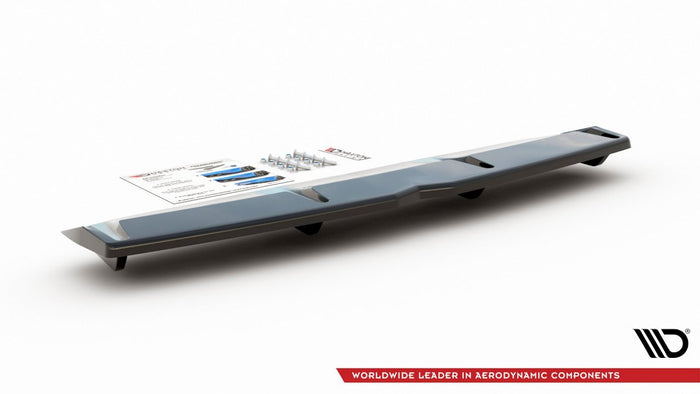 Maxton Design - CENTRAL REAR SPLITTER (W/ VERTICAL BARS) HYUNDAI I30 MK3 N FASTBACK (2018-)