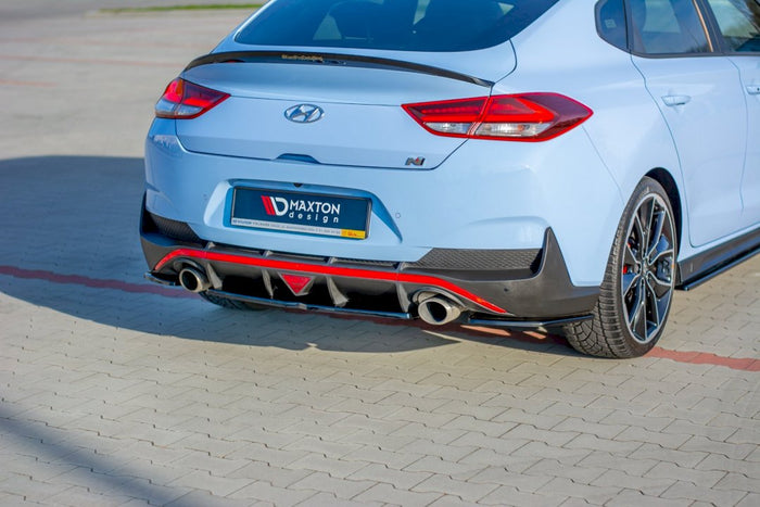 Maxton Design - Central Rear Splitter Hyundai I30 Mk3 N Fastback