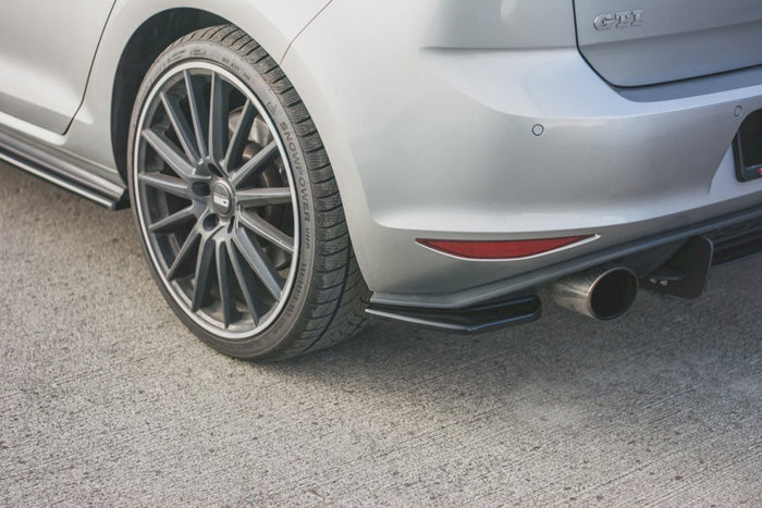 Maxton Design - REAR SIDE SPLITTERS V2 VW GOLF 7 GTI (2013-2016)
