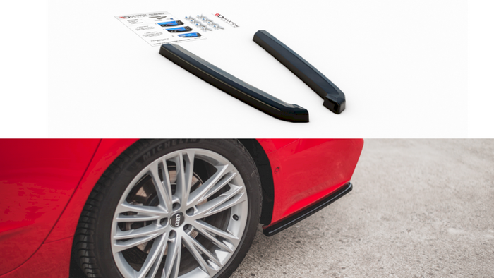 Maxton Design - REAR SIDE SPLITTERS AUDI S7 / A7 S-LINE C8