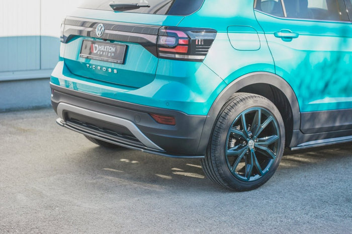 Maxton Design - CENTRAL REAR SPLITTER VW T CROSS (2018-2023)