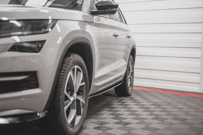 Maxton Design - SIDE SKIRTS DIFFUSERS SKODA KODIAQ SPORTLINE / RS (2017-2021)