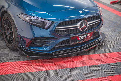 Maxton Design - FRONT SPLITTER V.3 MERCEDES A35 AMG PREMIUM + W177 (2018-)