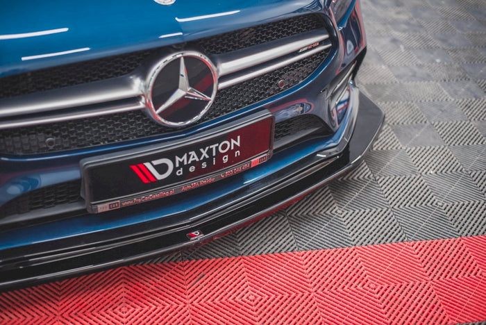Maxton Design - FRONT SPLITTER V.3 MERCEDES A35 AMG PREMIUM + W177 (2018-)