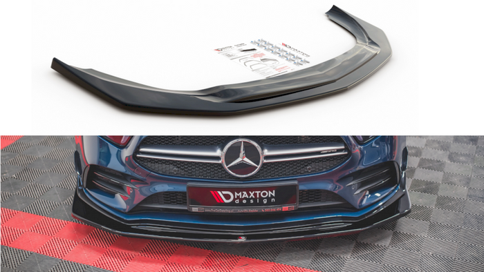 Maxton Design - FRONT SPLITTER V.3 MERCEDES A35 AMG PREMIUM + W177 (2018-)