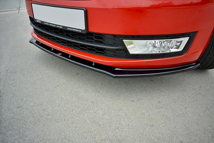 Maxton Design - FRONT SPLITTER V2 SKODA RAPID