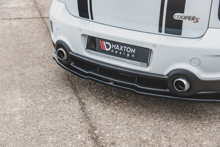 Maxton Design - CENTRAL REAR SPLITTER MINI COUNTRYMAN JCW MK1 (2012-2016)