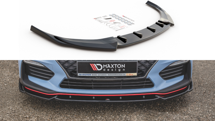 Maxton Design - FRONT SPLITTER V.5 HYUNDAI I30 N MK3 HATCHBACK/ FASTBACK (2017-)