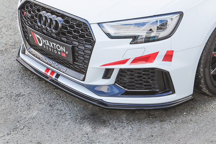 **CLEARANCE** Maxton Design - FRONT SPLITTER V.2 AUDI RS3 8V FACELIFT SPORTBACK (2017-2020) (NO RETURN)