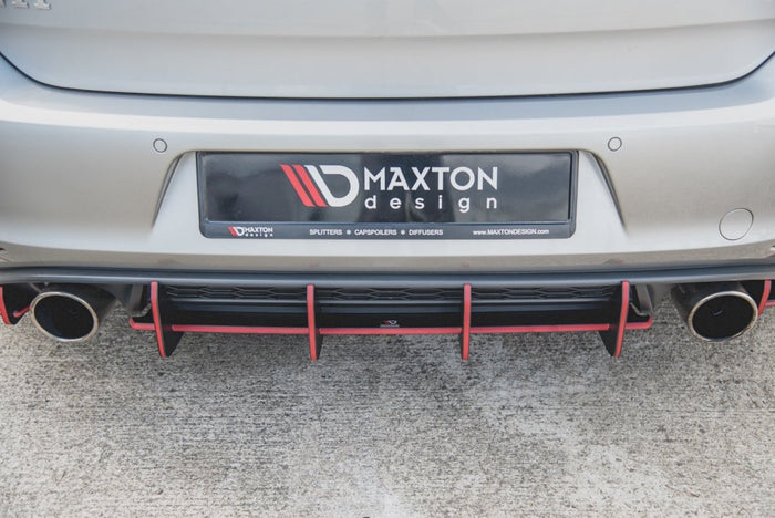Maxton Design - STREET PRO REAR DIFFUSER V.1 VW GOLF MK 7 GTI 2013-2016