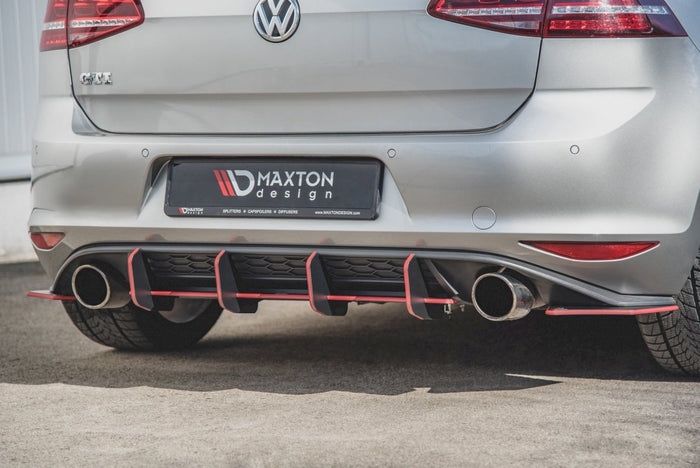 Maxton Design - STREET PRO REAR DIFFUSER V.2 VW GOLF MK 7 GTI 2013-2016
