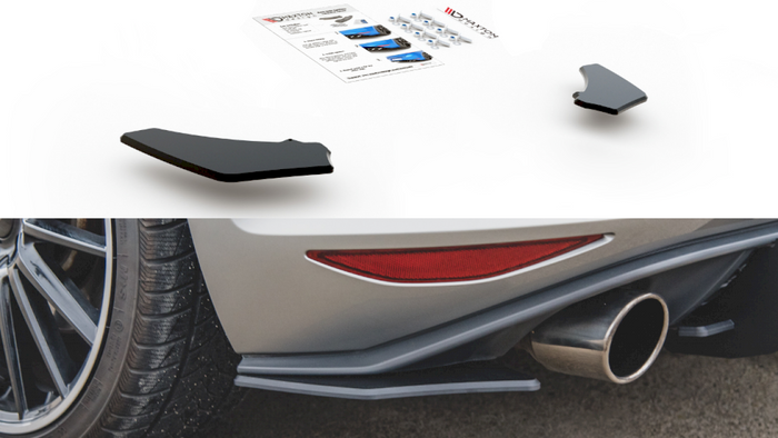 Maxton Design - STREET PRO REAR SIDE SPLITTERS V.2 VW GOLF MK7 GTI