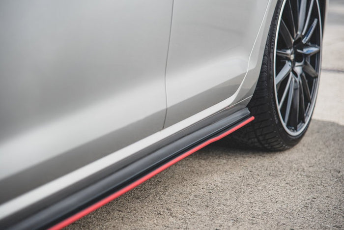Maxton Design - STREET PRO SIDE SKIRT SPLITTERS VW GOLF MK 7 GTI 2013-2016