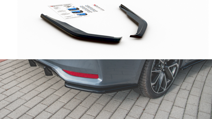 Maxton Design - REAR SIDE SPLITTERS TOYOTA COROLLA MK12 SEDAN (2019-2023)