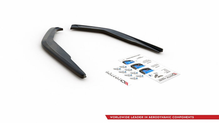 Maxton Design - REAR SIDE SPLITTERS TOYOTA COROLLA MK12 SEDAN (2019-2023)