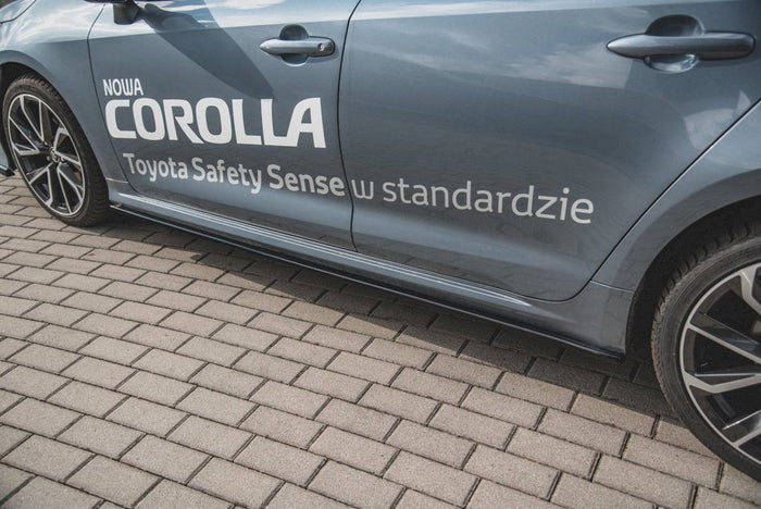 Maxton Design - SIDE SKIRTS DIFFUSERS TOYOTA COROLLA MK12 SEDAN (2019-2023)