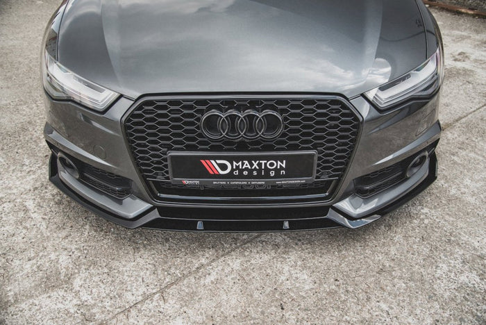 Maxton Design - Front Splitter Audi A6 / A6 C7 S-Line / S6 C7 Facelift