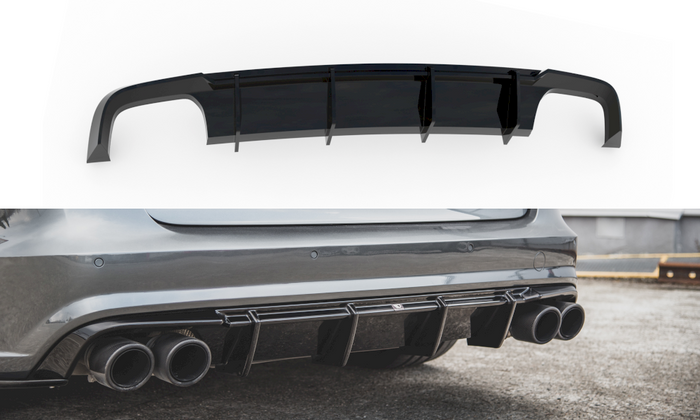 Maxton Design - Rear Valance V.1 Audi A6 / A6 C7 S-Line / S6 C7 Facelift