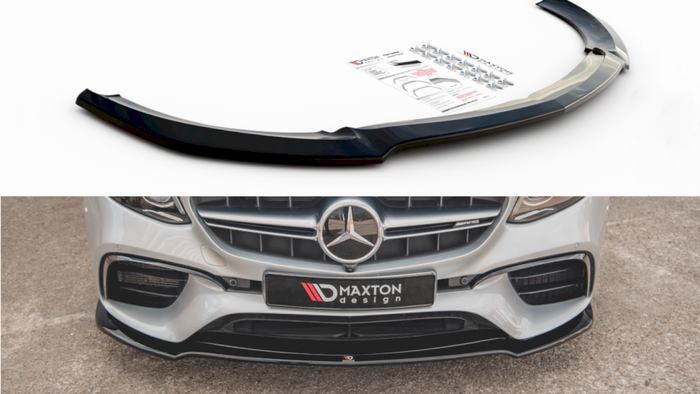 Maxton Design - FRONT SPLITTER V.1 MERCEDES BENZ E63 AMG ESTATE/ SALOON S213/W213