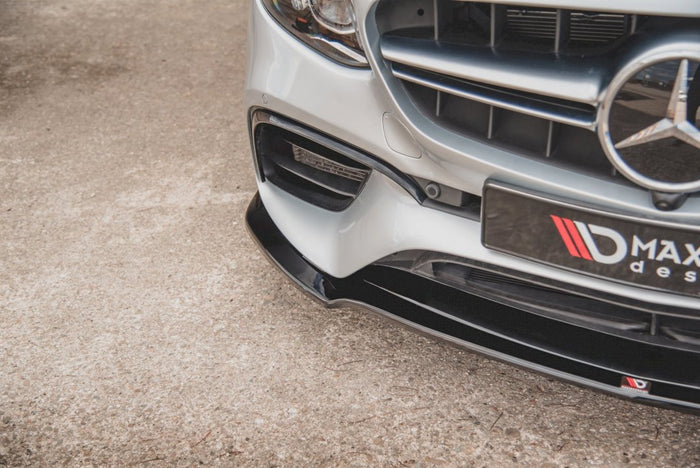 Maxton Design - FRONT SPLITTER V.1 MERCEDES BENZ E63 AMG ESTATE/ SALOON S213/W213
