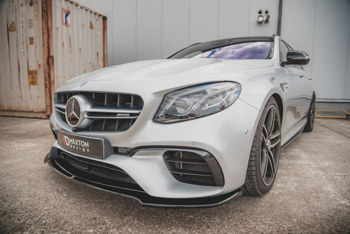 Maxton Design - FRONT SPLITTER V.1 MERCEDES BENZ E63 AMG ESTATE/ SALOON S213/W213