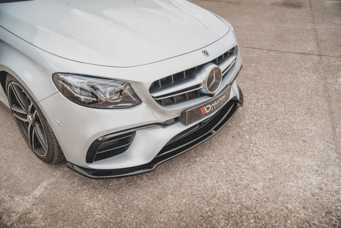 Maxton Design - FRONT SPLITTER V.1 MERCEDES BENZ E63 AMG ESTATE/ SALOON S213/W213