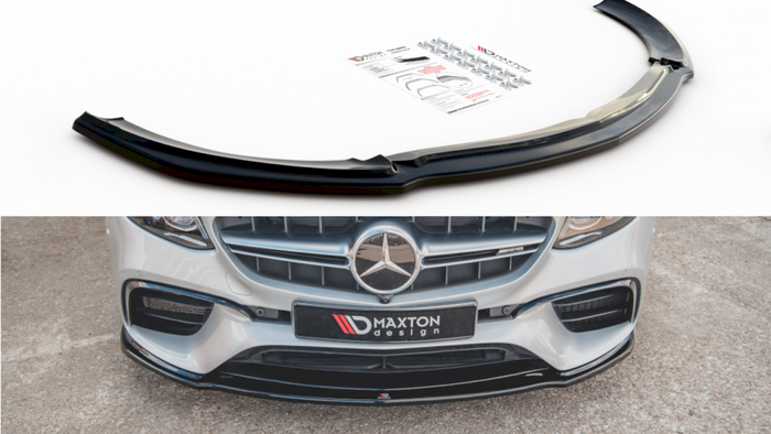 Maxton Design - FRONT SPLITTER V.2 MERCEDES BENZ E63 AMG ESTATE/ SALOON S213/W213