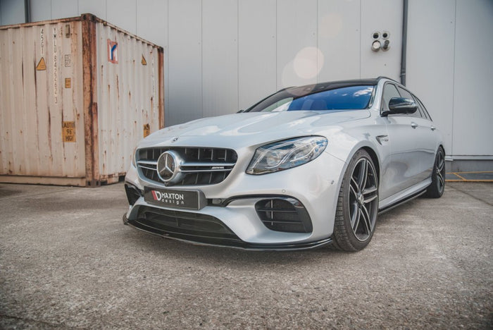 Maxton Design - FRONT SPLITTER V.2 MERCEDES BENZ E63 AMG ESTATE/ SALOON S213/W213