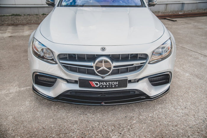 Maxton Design - FRONT SPLITTER V.2 MERCEDES BENZ E63 AMG ESTATE/ SALOON S213/W213
