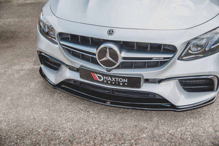 Maxton Design - FRONT SPLITTER V.2 MERCEDES BENZ E63 AMG ESTATE/ SALOON S213/W213