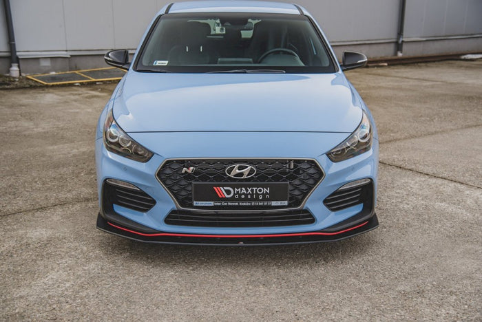 Maxton Design - STREET PRO FRONT SPLITTER HYUNDAI I30 N MK3 HATCHBACK/ FASTBACK (2017-2020)