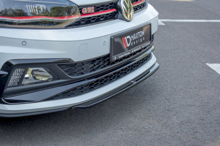 Maxton Design - Front Splitter V.4 Volkswagen Polo GTI / R-Line Mk6 (2017-2021)
