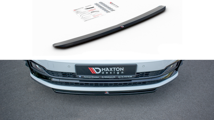 Maxton Design - Front Splitter V.4 Volkswagen Polo GTI / R-Line Mk6 (2017-2021)